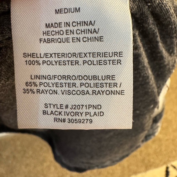 Thread & Supply Gray and Cream Plaid Shirt - Picture 4 of 4